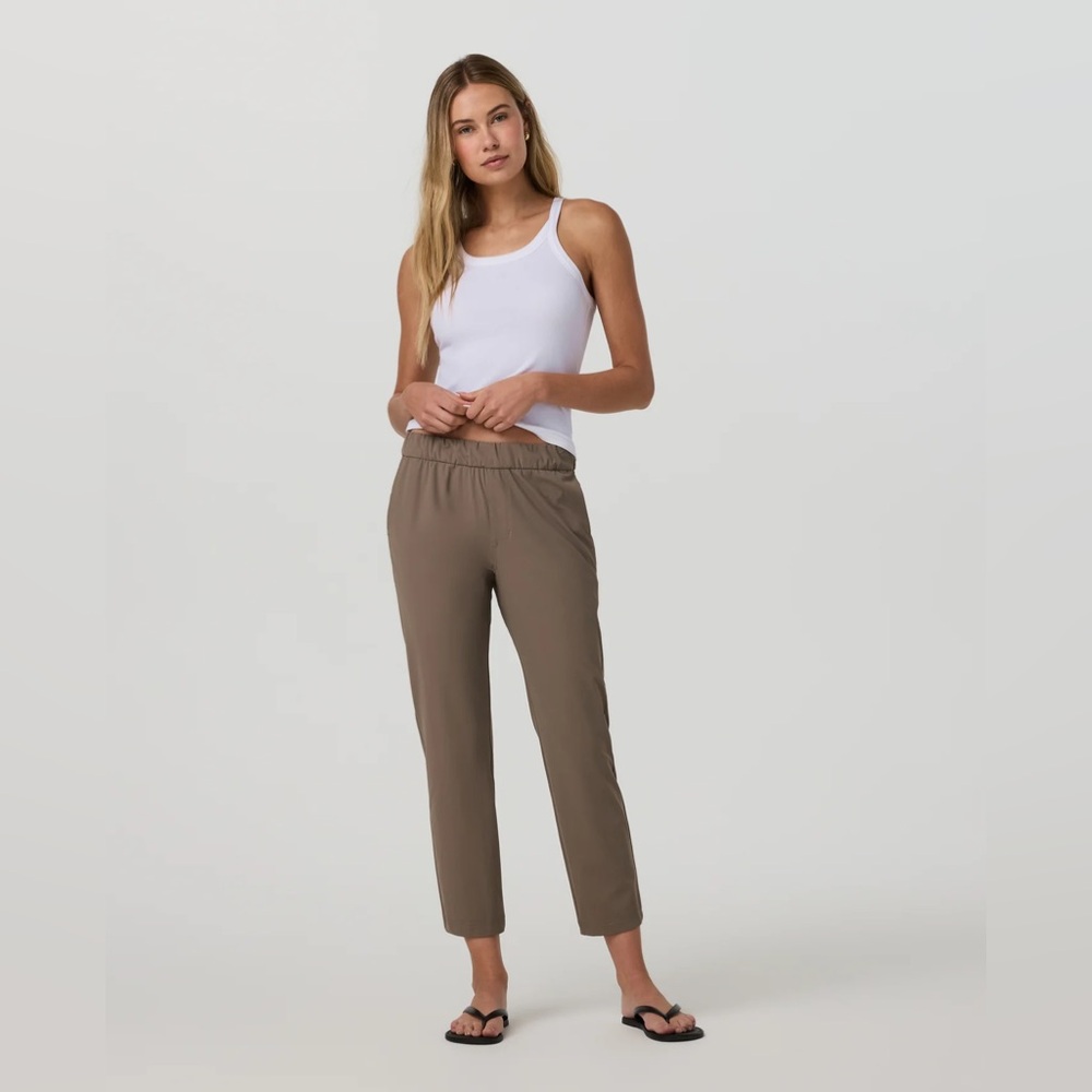 Vuori Miles Ankle Pant Taupe